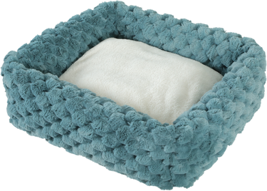 Abelha Squared Pet Bed Blue, XLarge